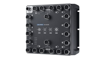 EN 50155 L2 M12 16FE PoE+4GE Managed Switch, 24~110 VDC